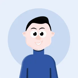 A Dopami avatar with no cosmetics equipped