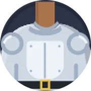 Knight armour, common cosmetic in Dopami