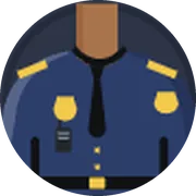 Police uniform, common cosmetic in Dopami