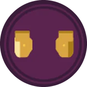 Golden gauntlets, legendary cosmetic in Dopami