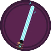 Neon blade, legendary cosmetic in Dopami