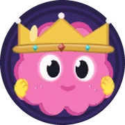 The Dopami mascot wearing crown, a epic cosmetic