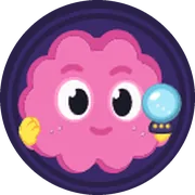 The Dopami mascot wearing crystal orb, a epic cosmetic