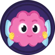 The Dopami mascot wearing fairy wings, a epic cosmetic