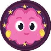 The Dopami mascot wearing constellation, a legendary cosmetic