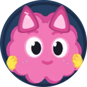 The Dopami mascot wearing cat ears, a rare cosmetic