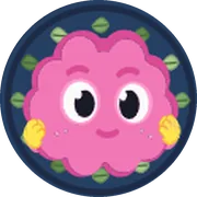 The Dopami mascot wearing leaves, a rare cosmetic
