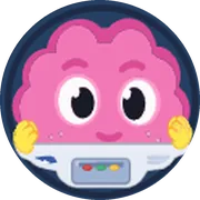 The Dopami mascot wearing space suit, a rare cosmetic
