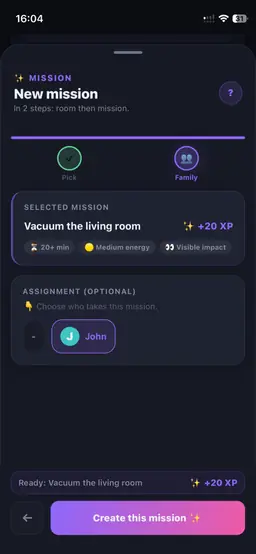 Mission assign